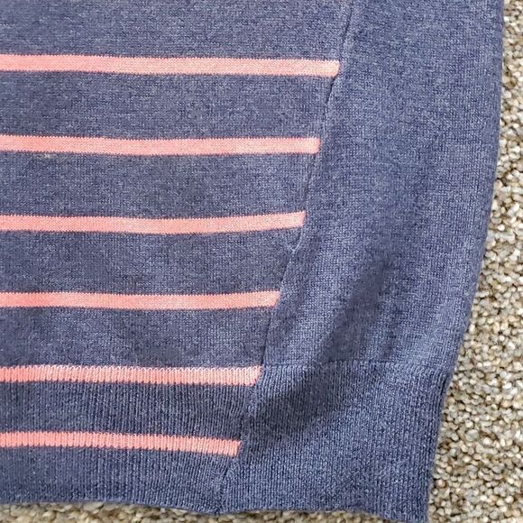 Sweater by Poof Xsmall. Gray and pink striped. Very good used condition. - Picture 2 of 8